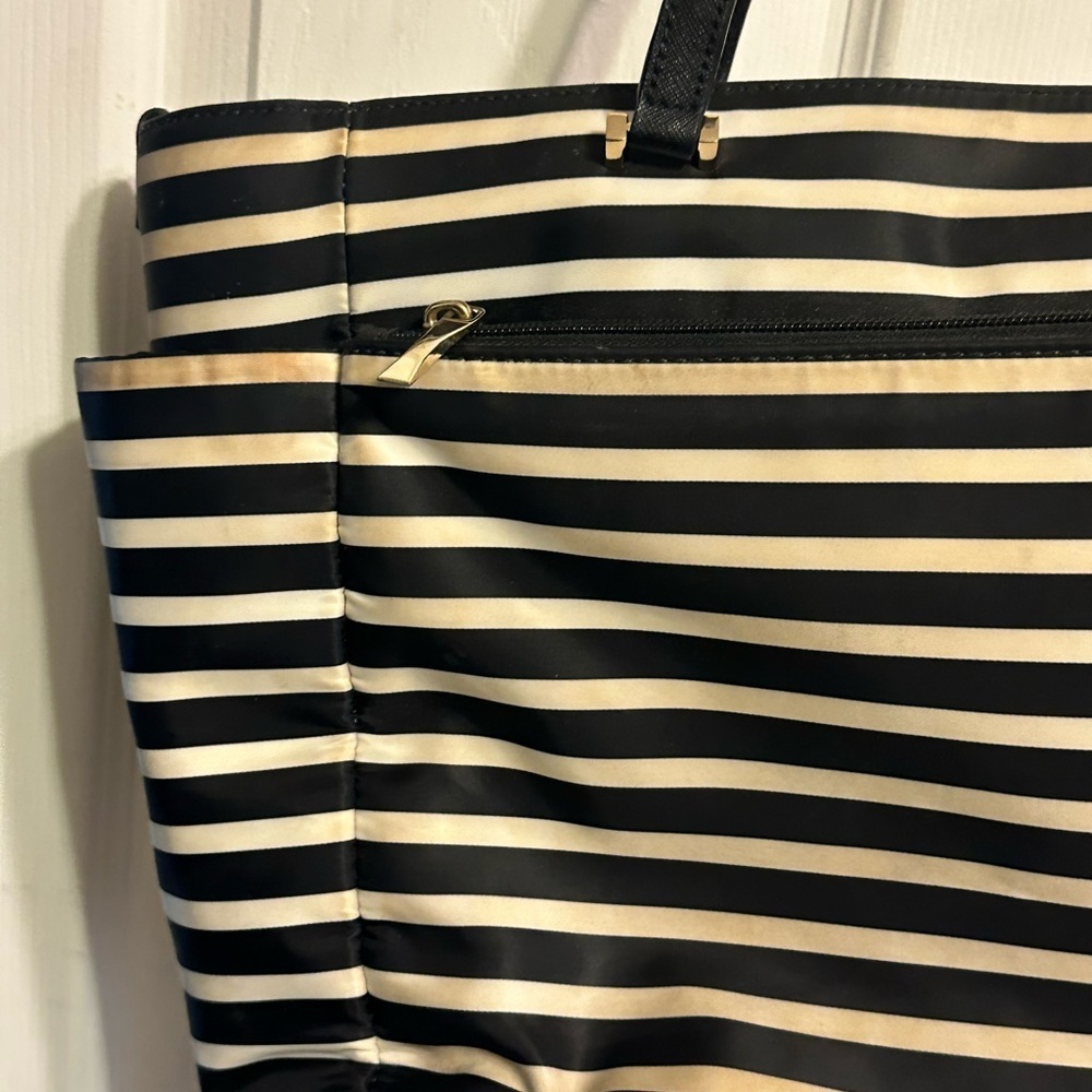 Kate Spade Black and White Tote Diaper Bag - Picture 6 of 13